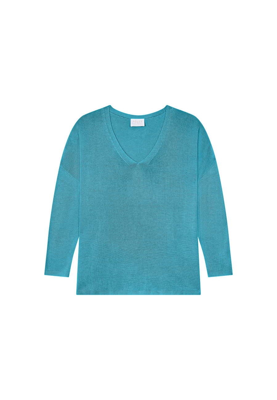 T-shirt ample en viscose et soie - Nahla