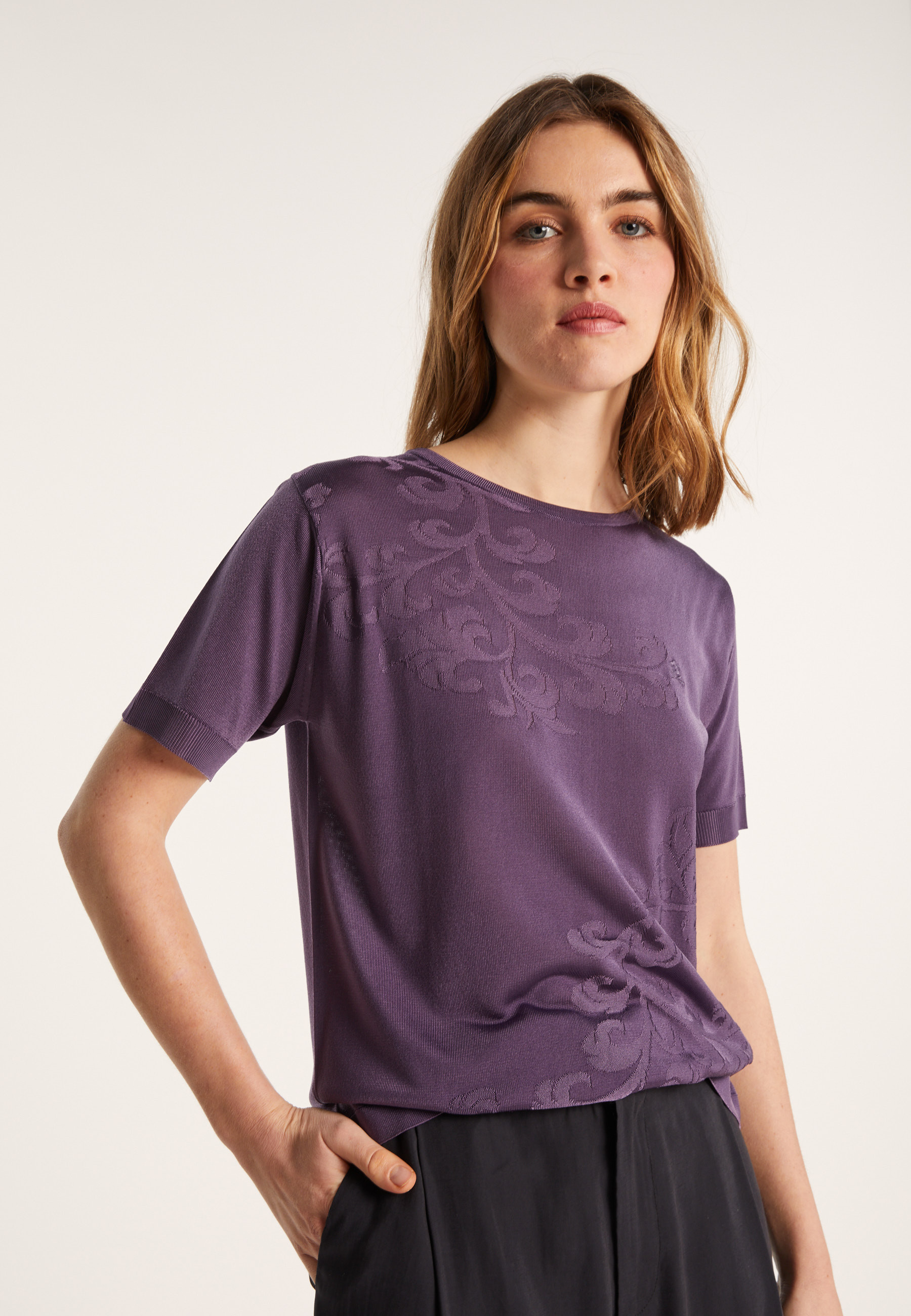 T-shirt Fil Lumière à motifs - Eva