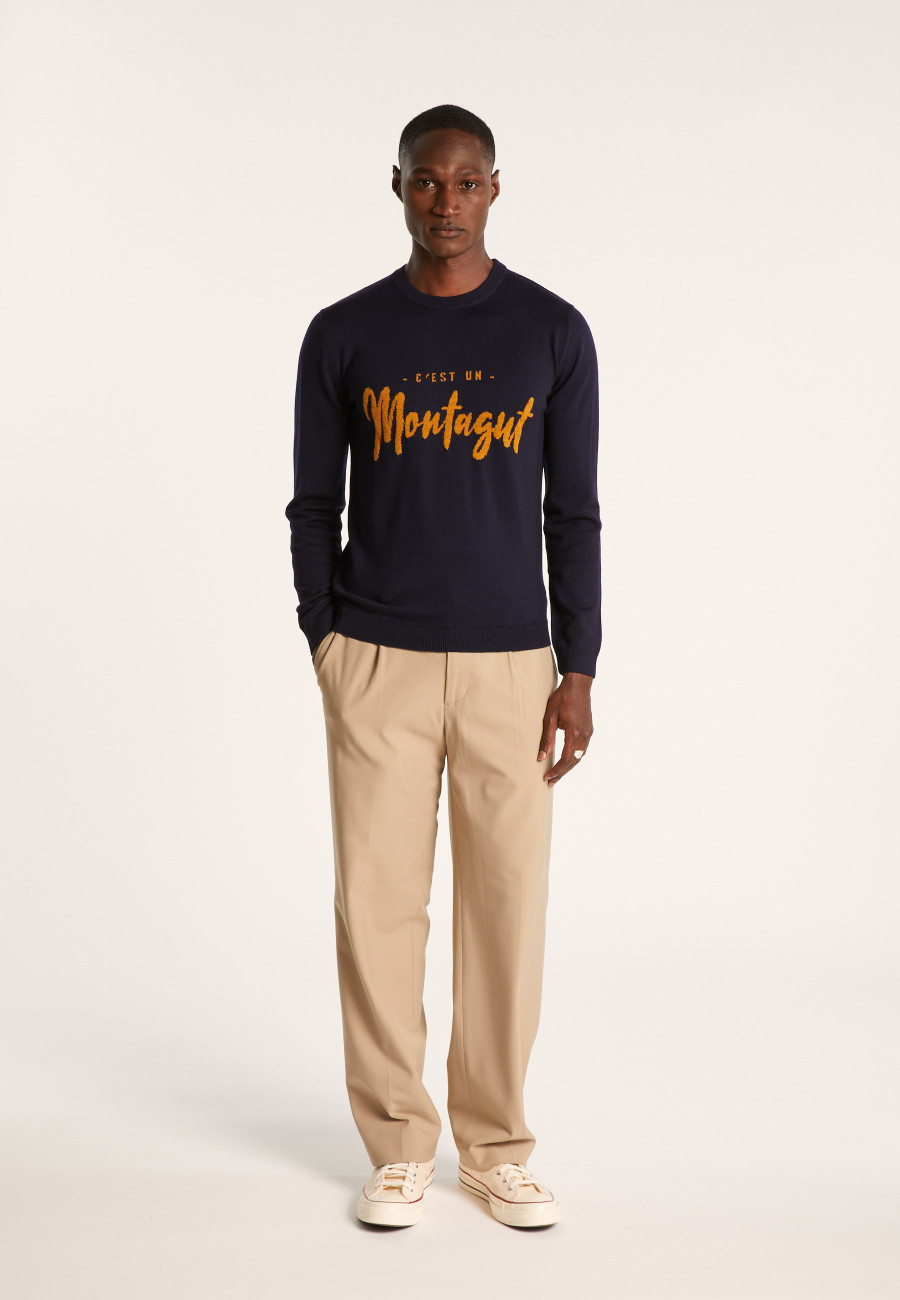 Pull en laine mérinos - Lion