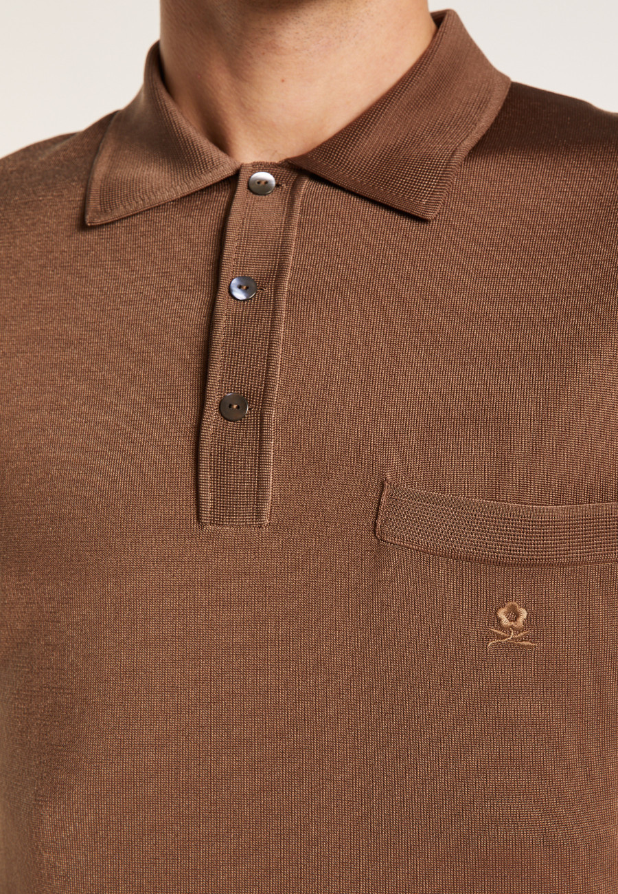 Polo shirt made of Fil lumière - Vadim