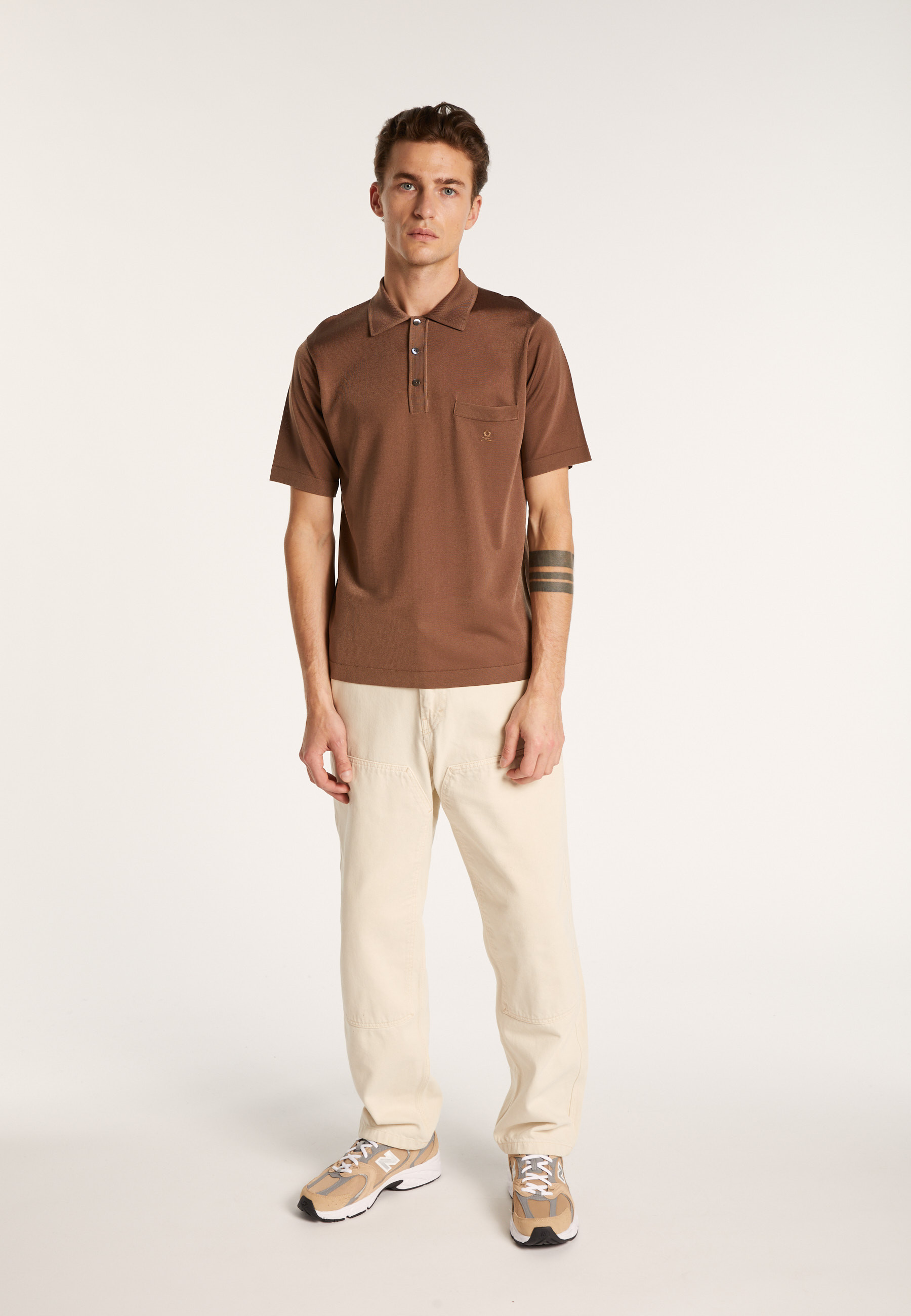 Polo shirt made of Fil lumière Vadim