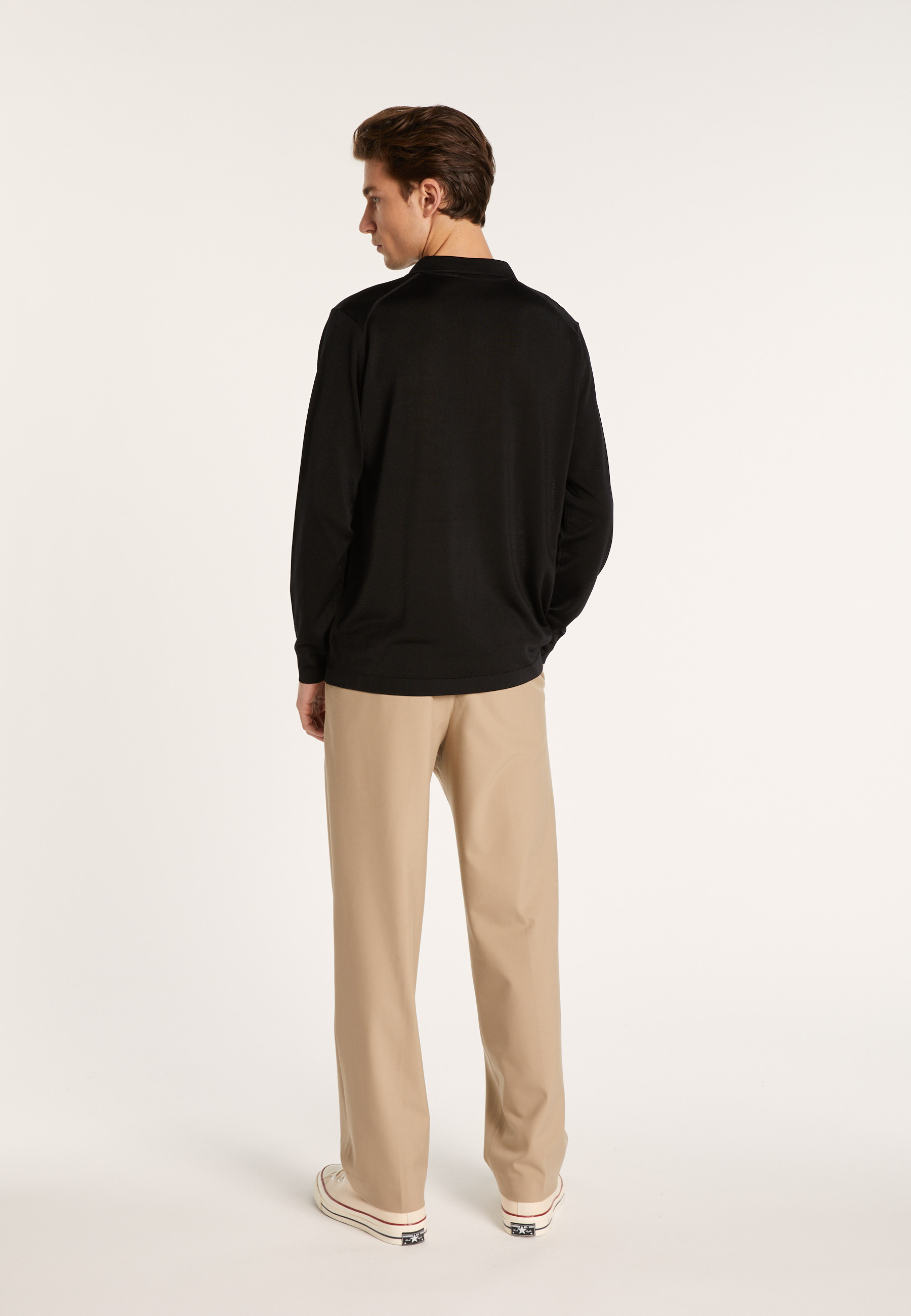 Long sleeves shirt made of fil lumière Boris