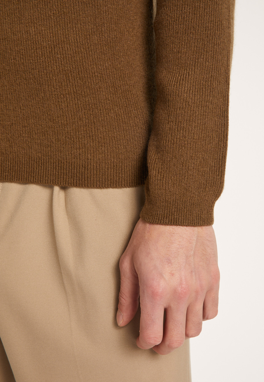 Button shoulder 4 ply cashmere jumper - Fernand