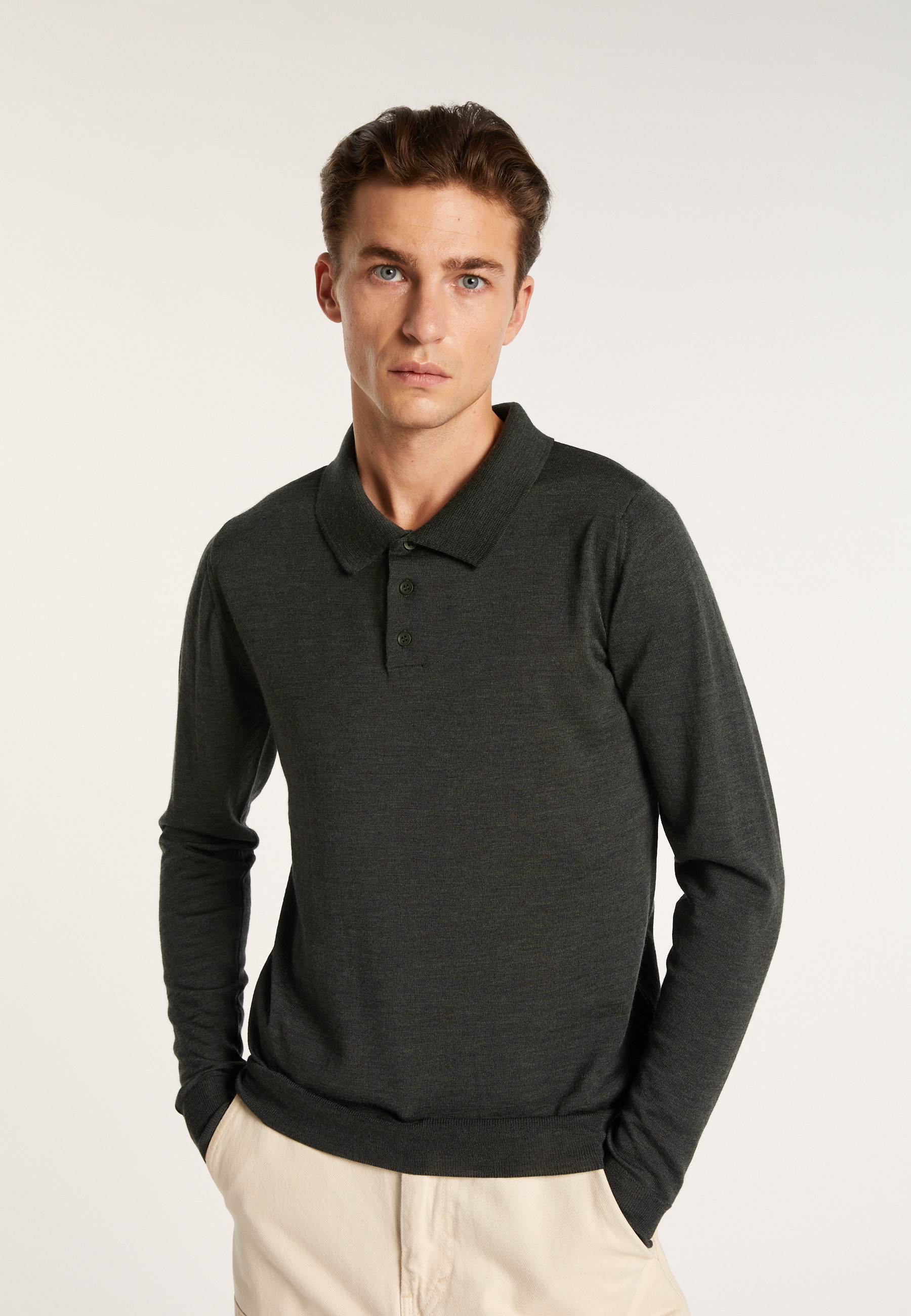 Polo en laine mérinos Fergus 6342