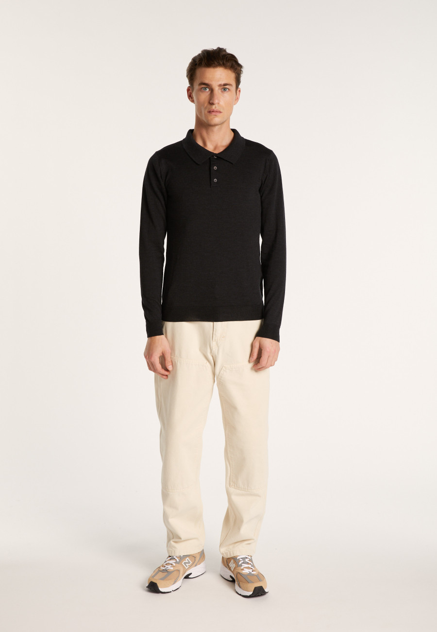 Polo en laine mérinos Fergus 6346