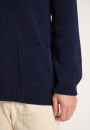 Gilet boutonné en coton - Lucy 6440 marine - 05 Bleu marine