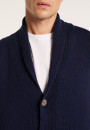 Gilet boutonné en coton - Lucy 6440 marine - 05 Bleu marine