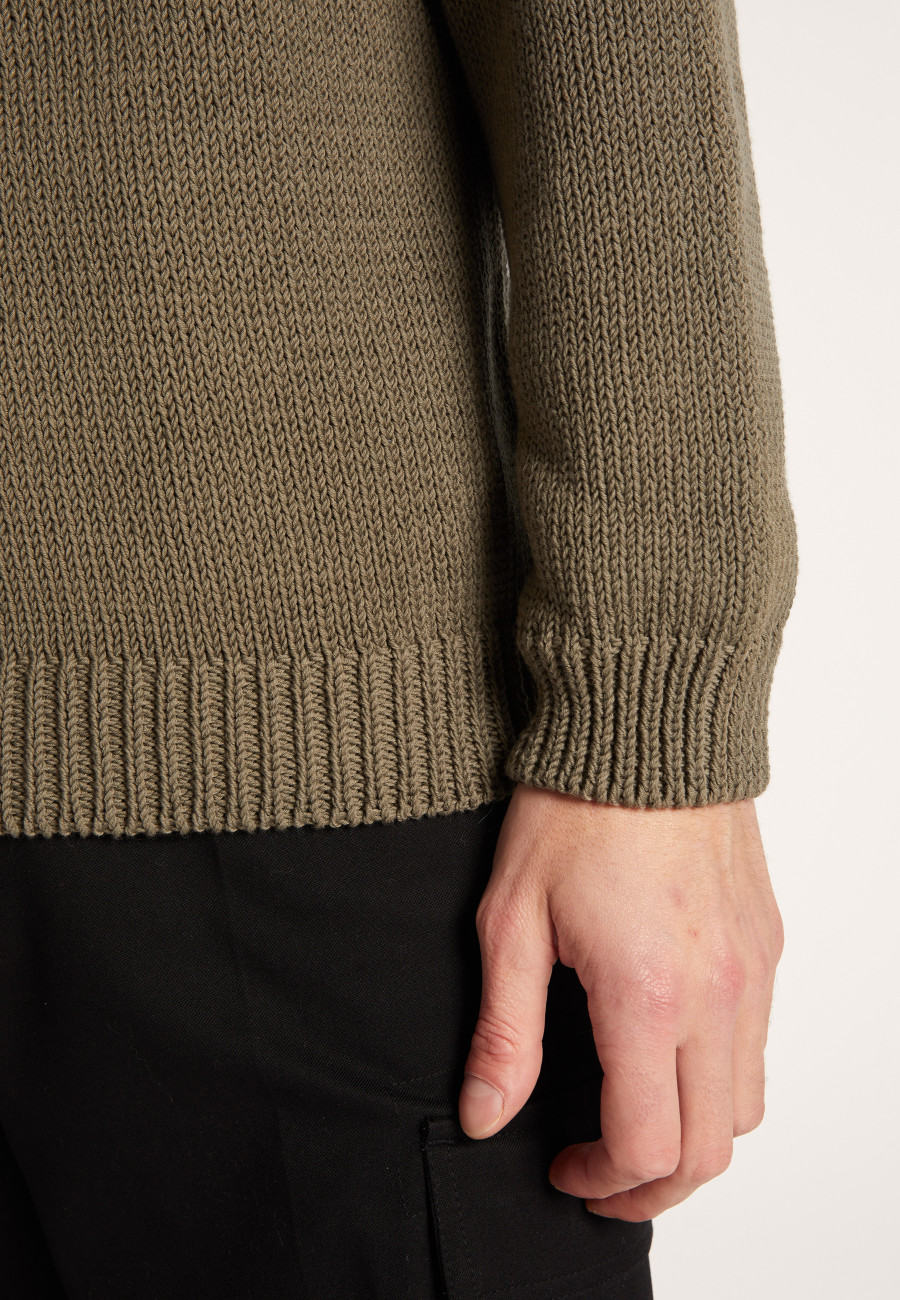 Round-neck cotton jumper - LOTHAIRE