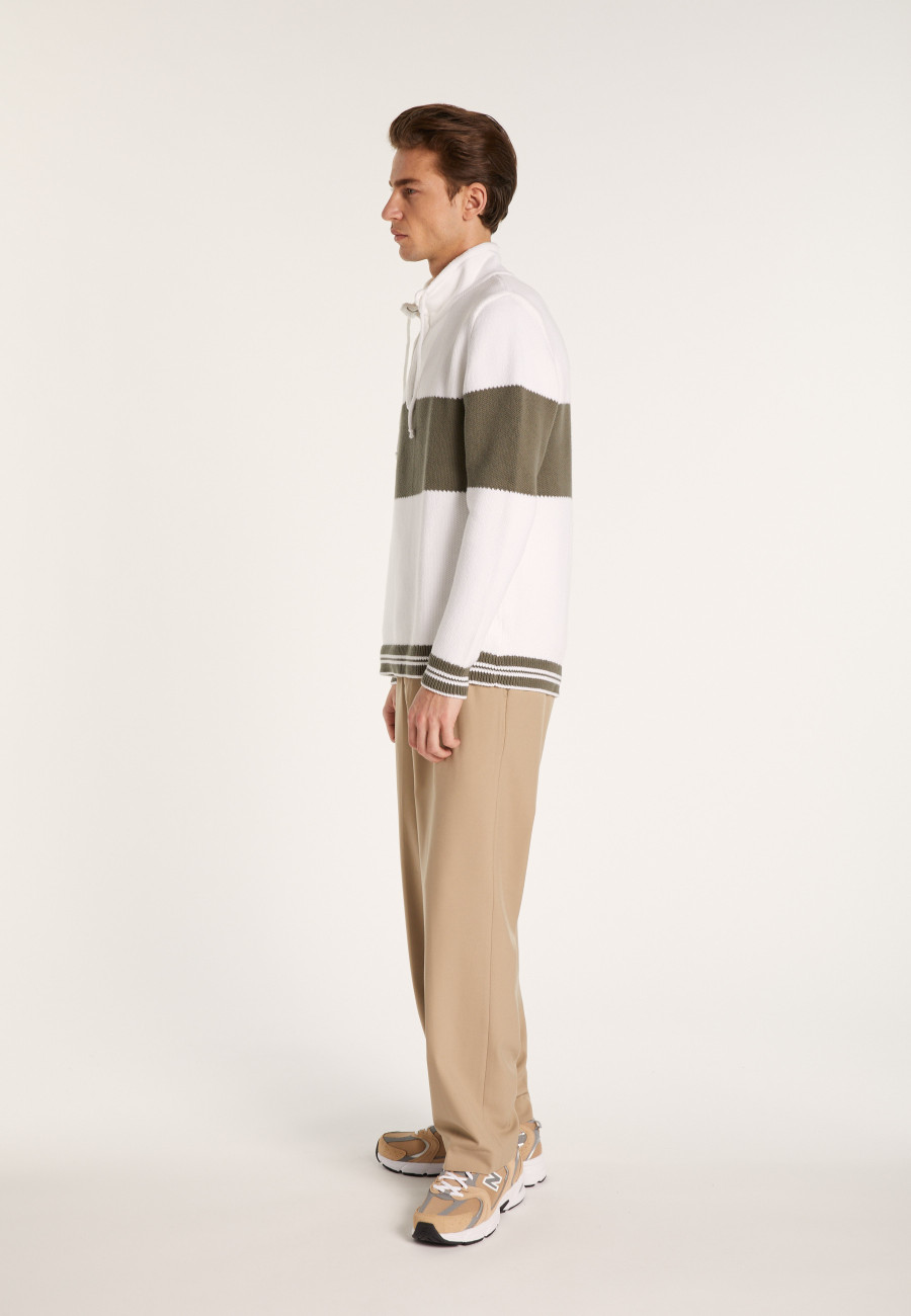 High-neck zip-up jumper - LOIC
