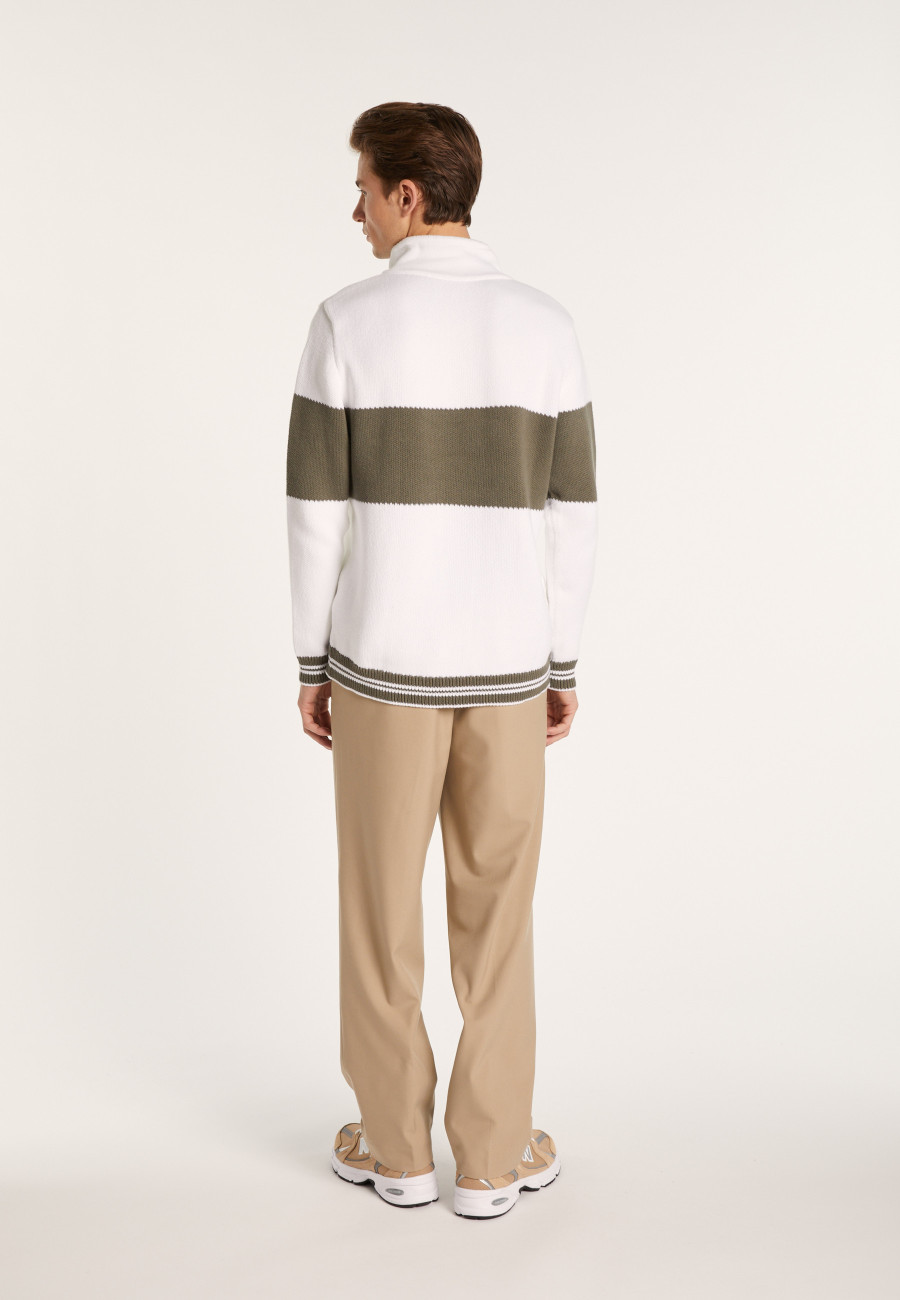 High-neck zip-up jumper - LOIC