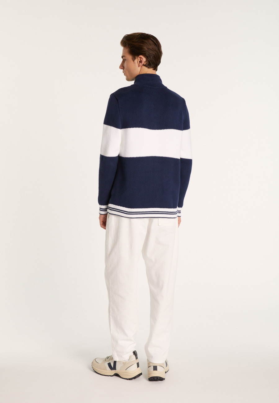 High-neck zip-up jumper - LOIC