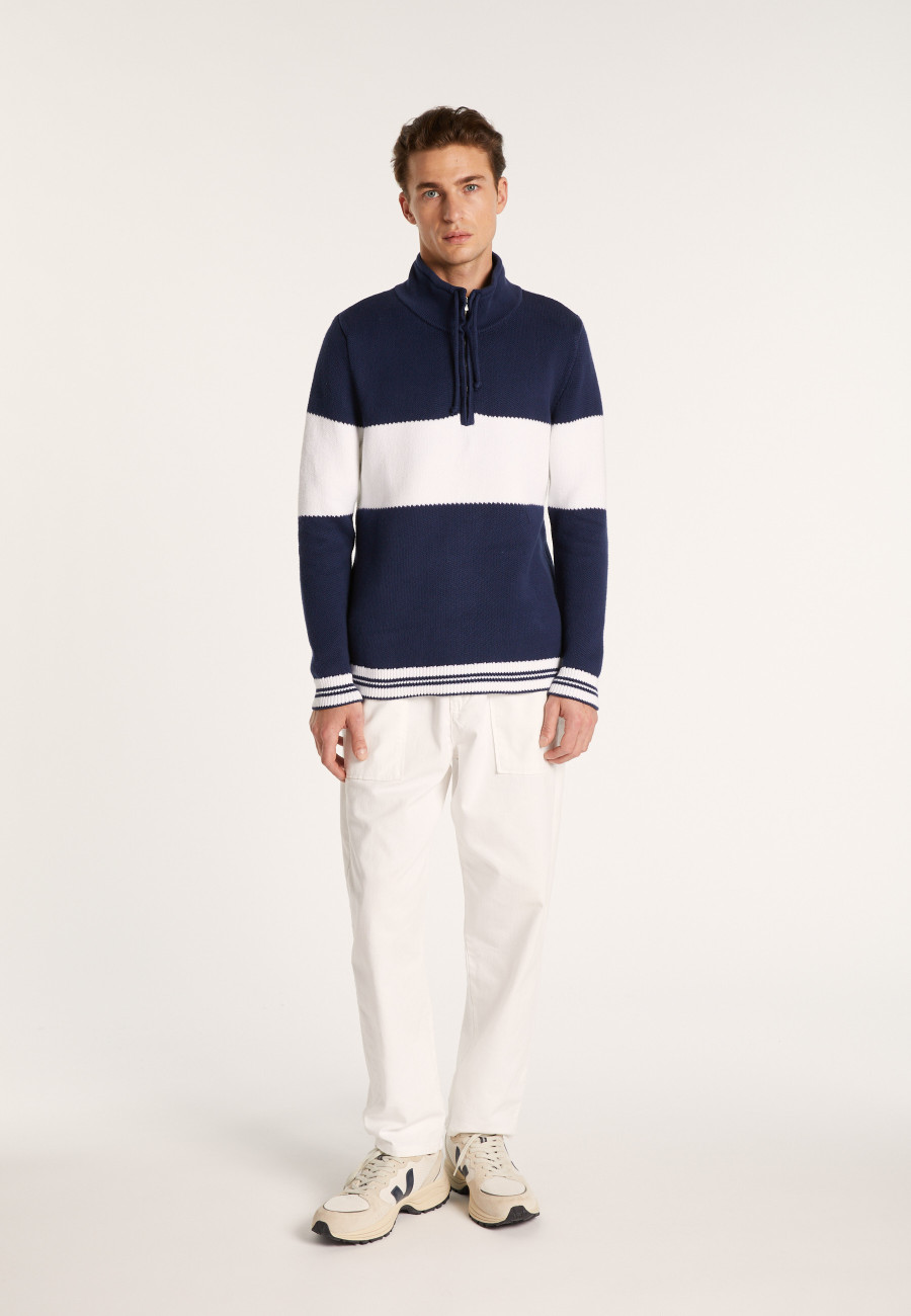 High-neck zip-up jumper - LOIC