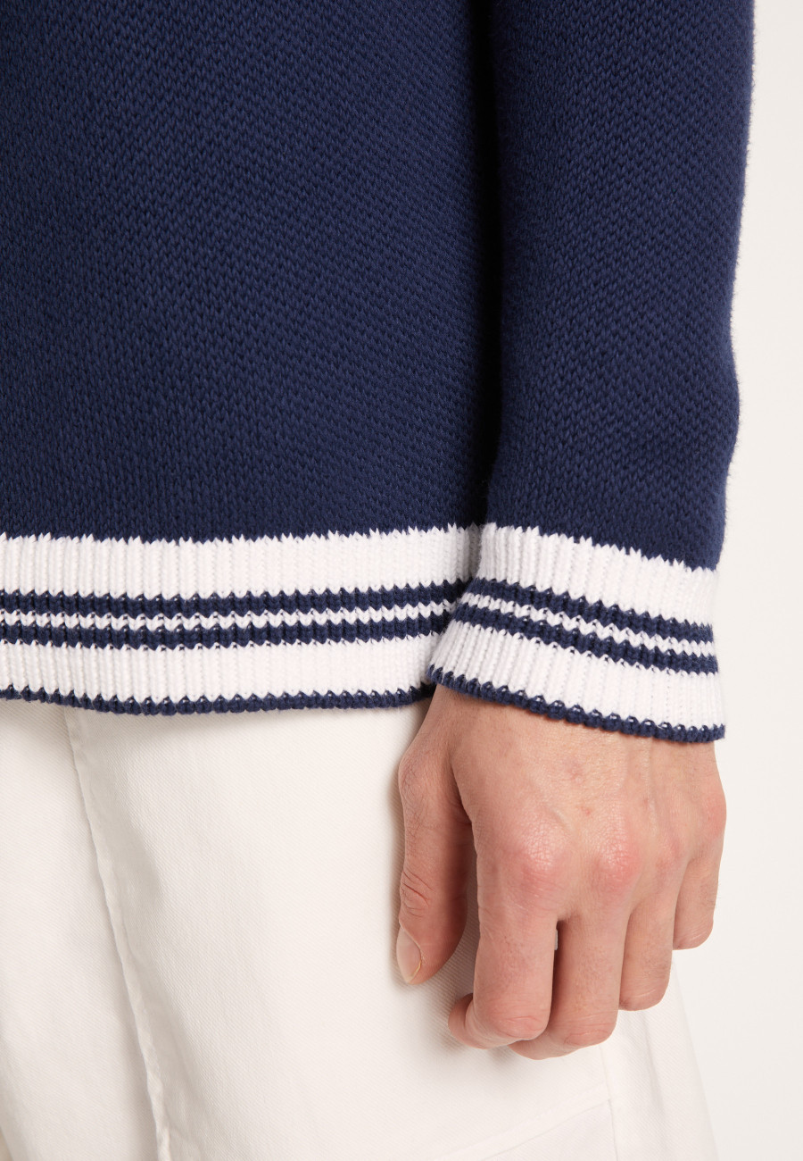 High-neck zip-up jumper - LOIC