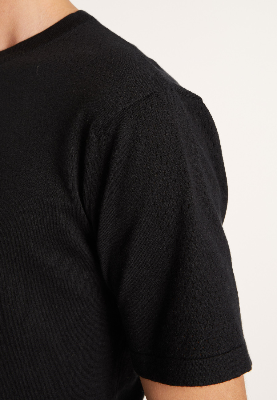 Cotton and silk T-shirt - LARS