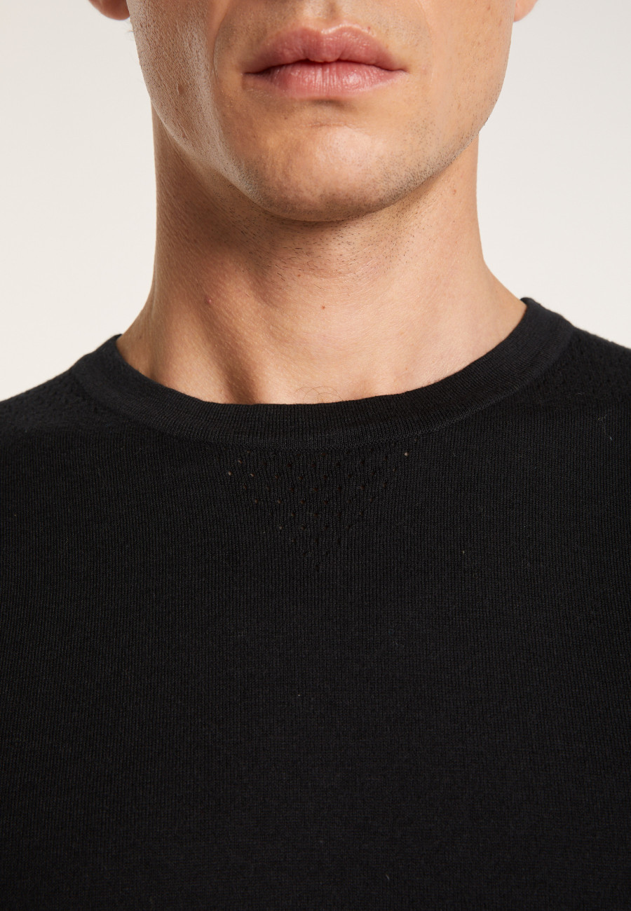 Cotton and silk T-shirt - LARS