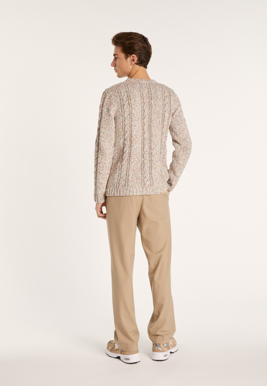 Luxury cable knit jumper - LIZIO