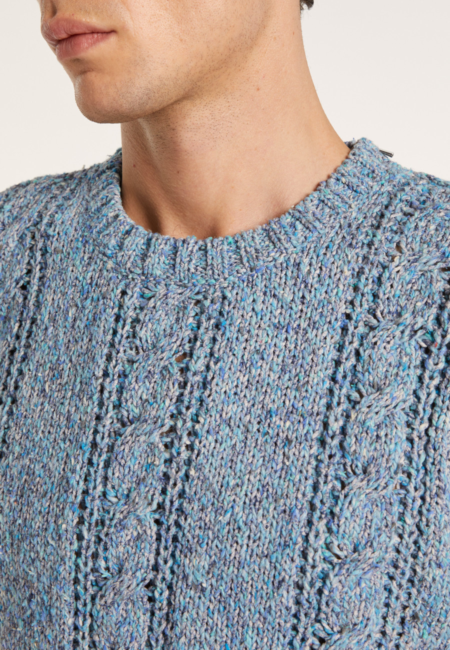 Luxury cable knit jumper - LIZIO
