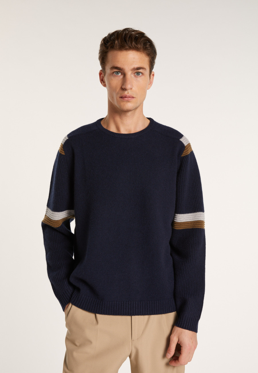 Triple-tone cashmere jumper - Rudi