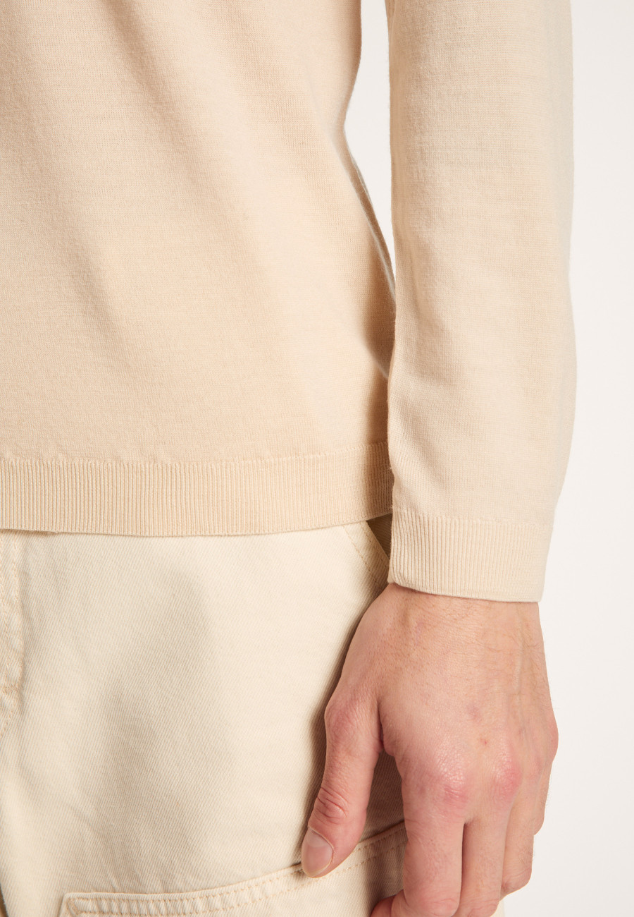 Pull col V en laine mérinos - Elmo