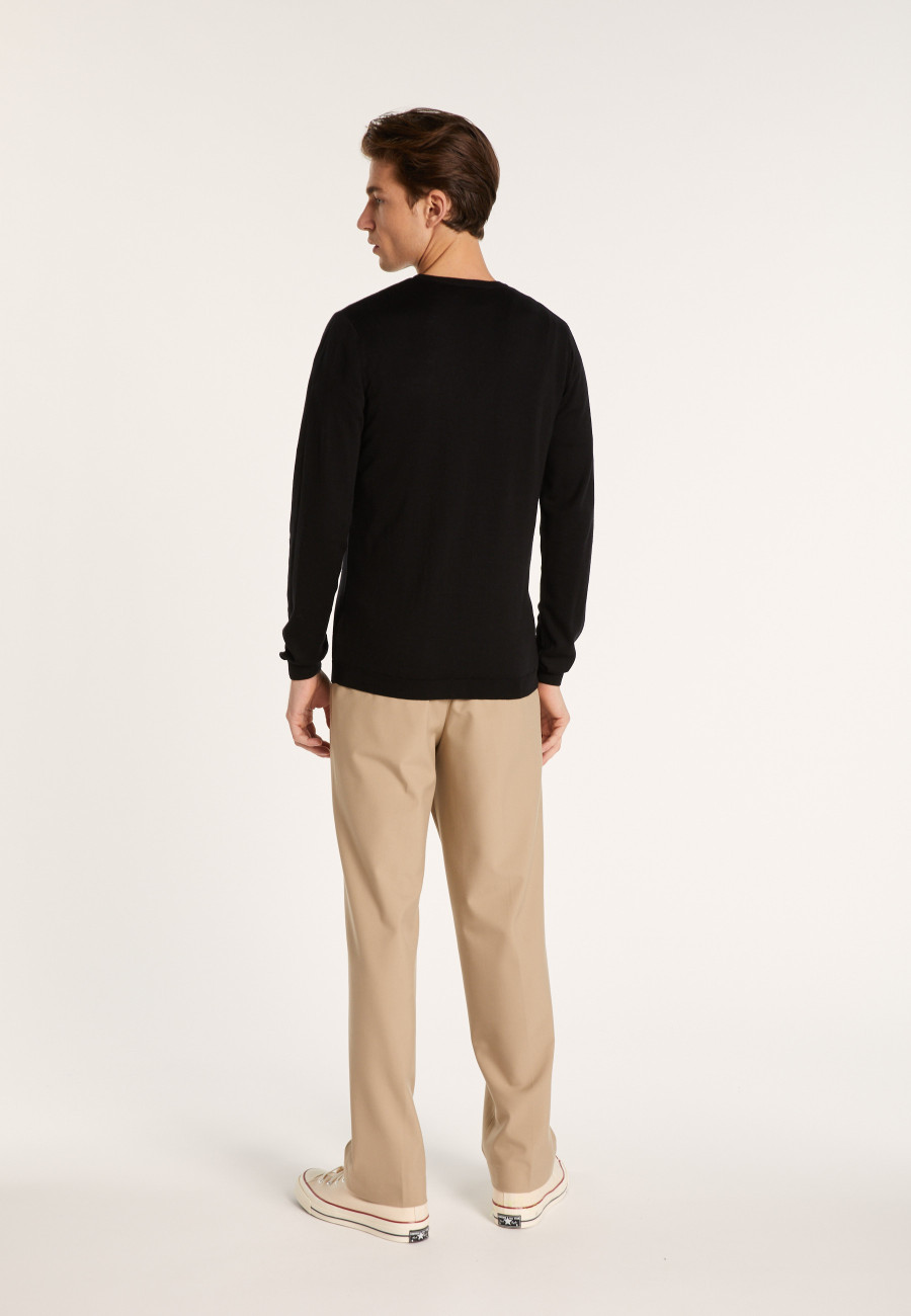 Buttoned wool cardigan - Etienne