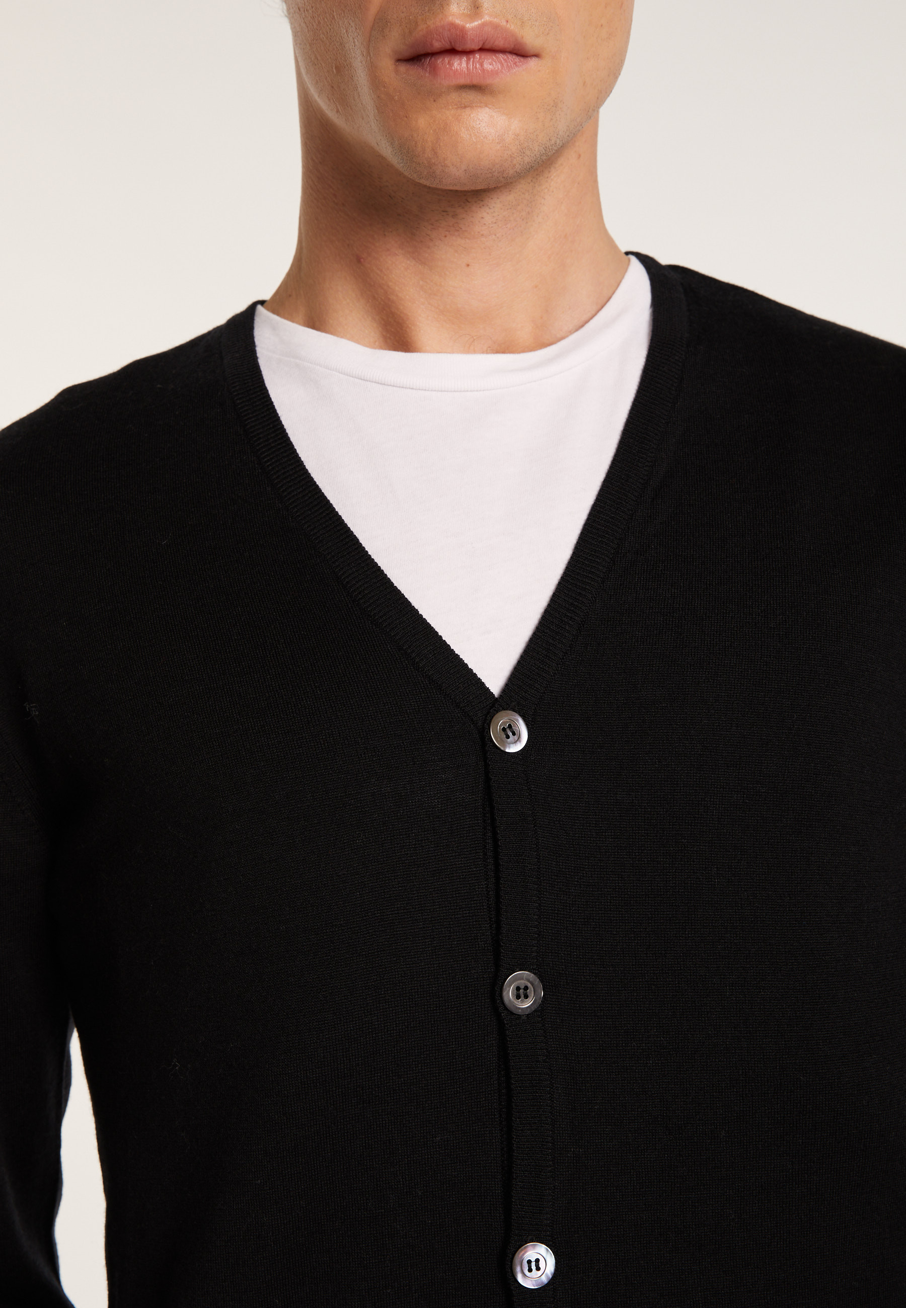 Gilet boutonné en laine - Brad 7010