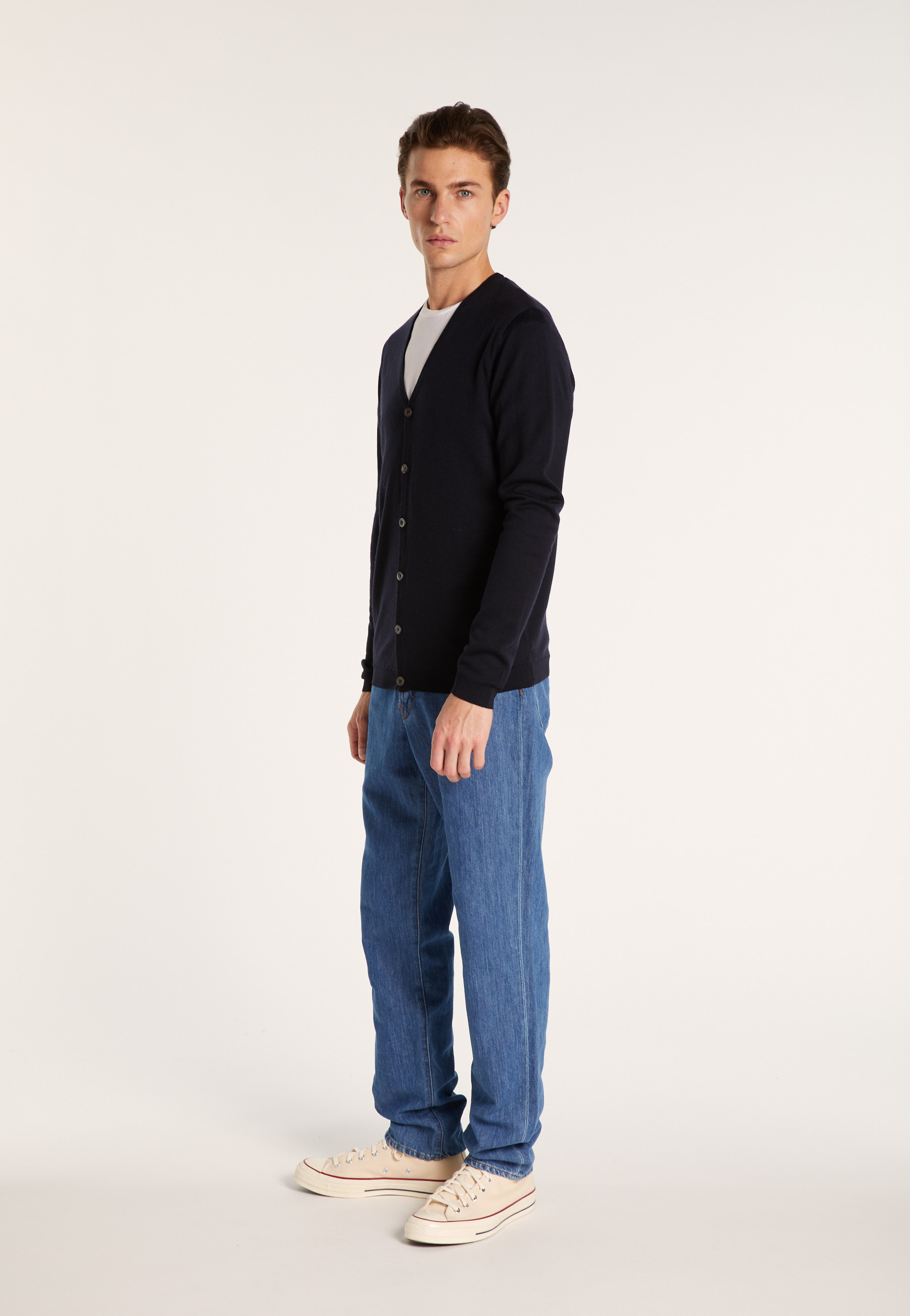 Gilet boutonné en laine - Brad 7040