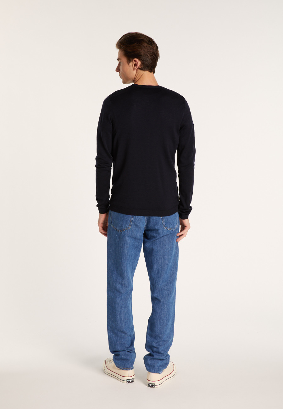 Buttoned wool cardigan - Etienne