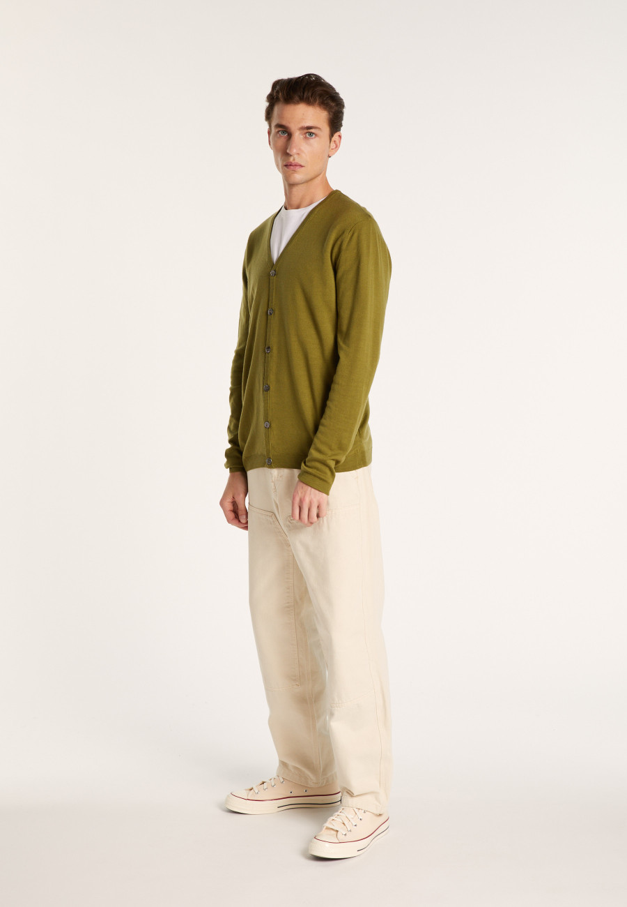 100% wool cardigan - Etienne