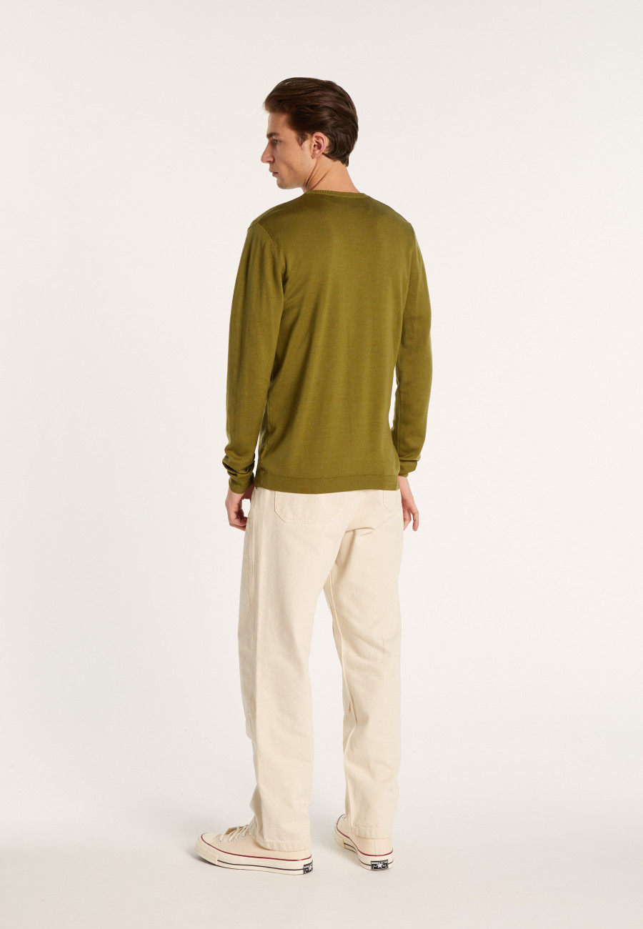 100% wool cardigan - Etienne