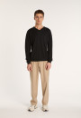 Pull col rond en cachemire et lin - Bandit 6880