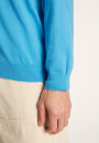 BOUDA PULL COL V EN COTON NATUREL