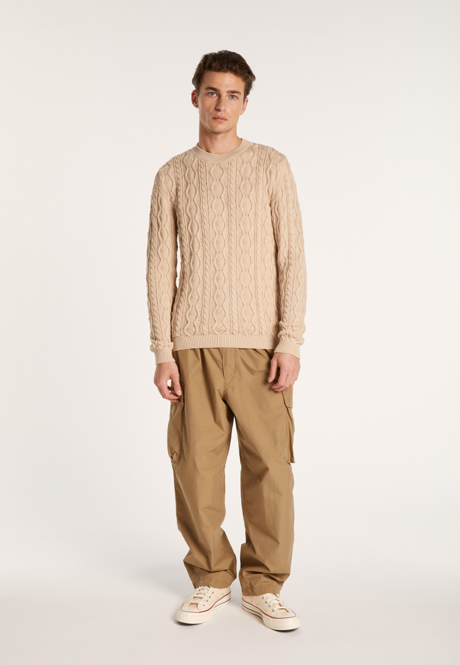 Cotton twisted sweater - Dublin