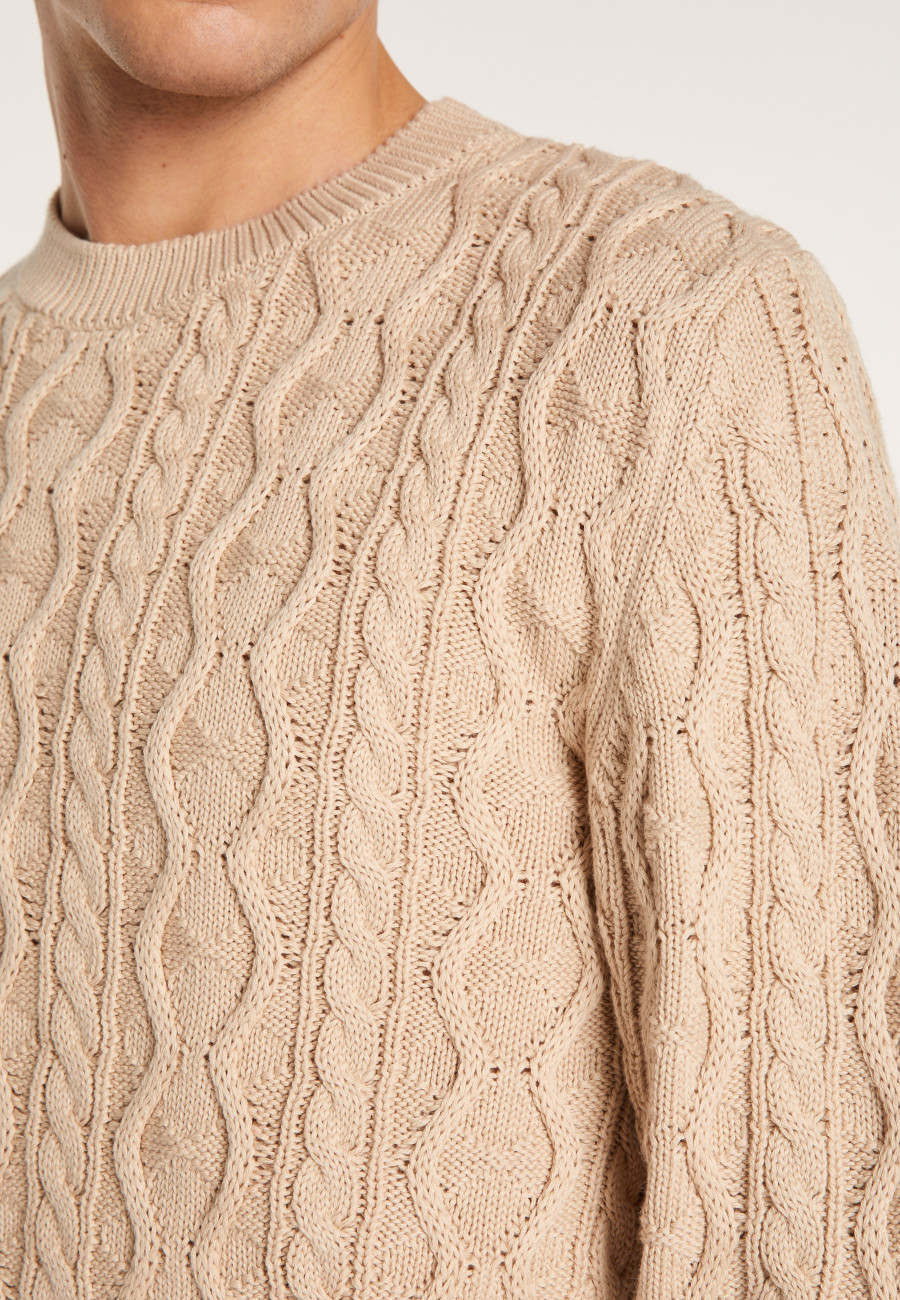 Cotton twisted sweater - Dublin