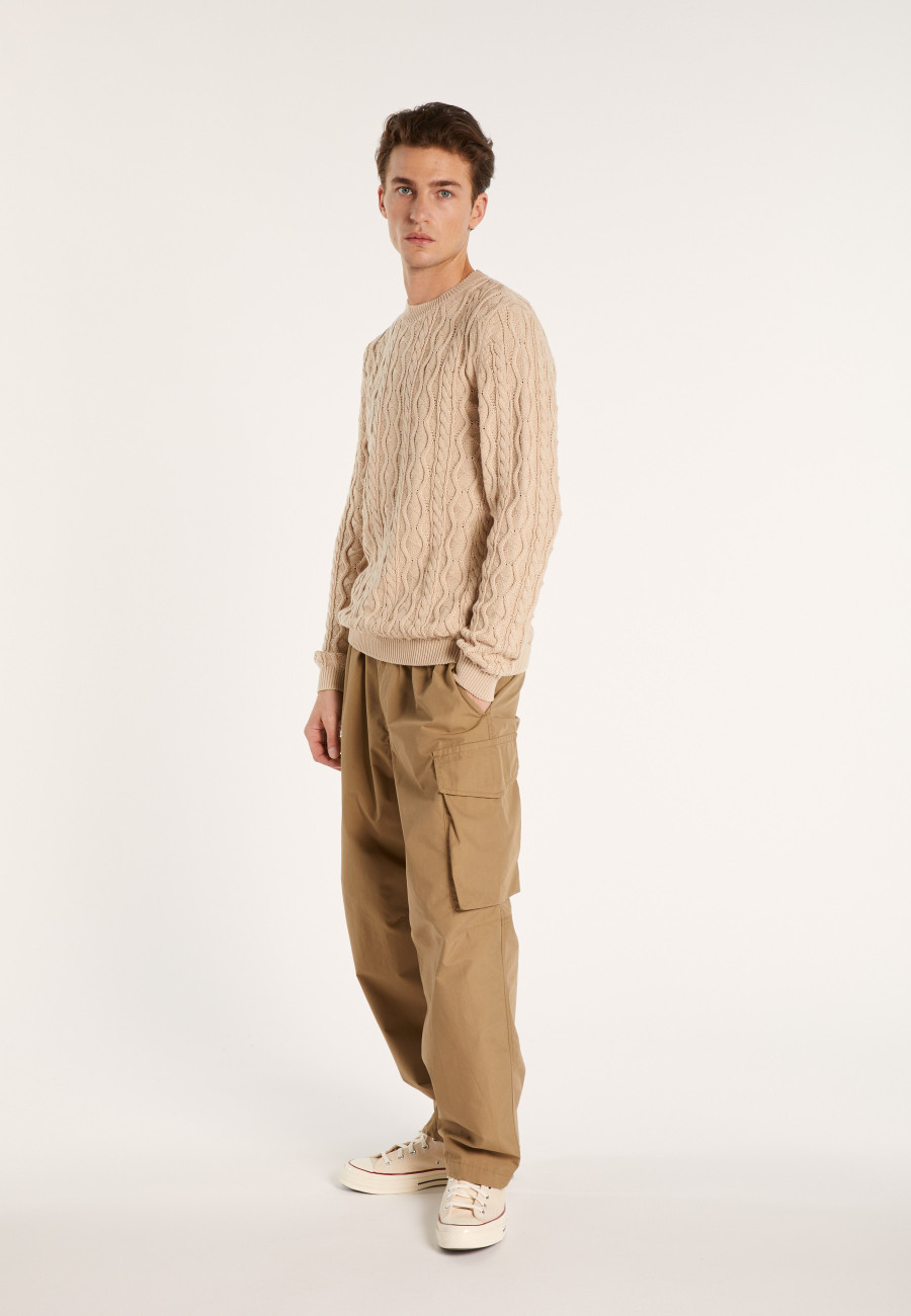 Cotton twisted sweater - Dublin