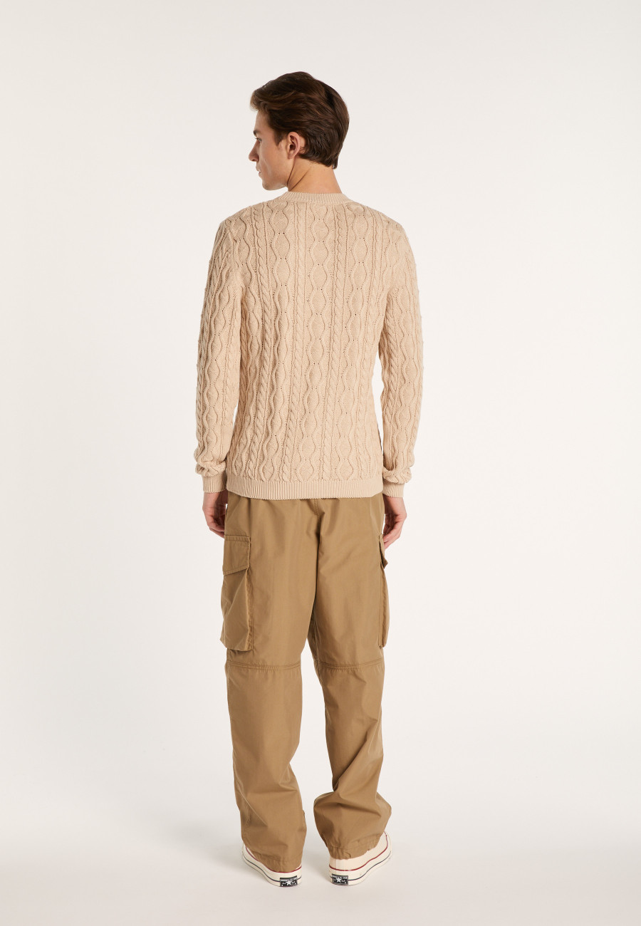 Cotton twisted sweater - Dublin