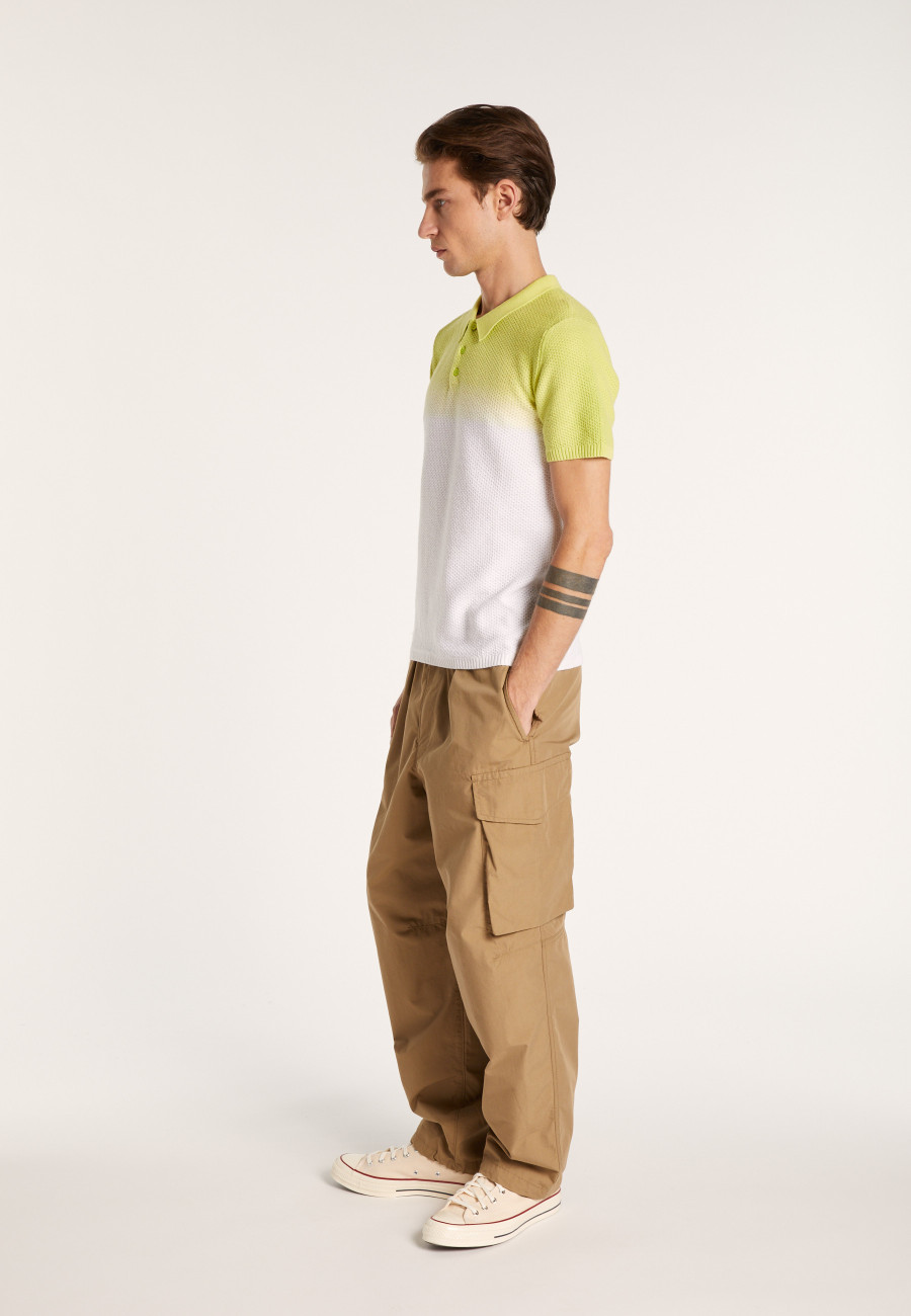 Polo dégradé en coton et lin - Django