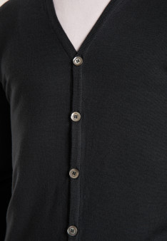 Buttoned wool cardigan - Brad