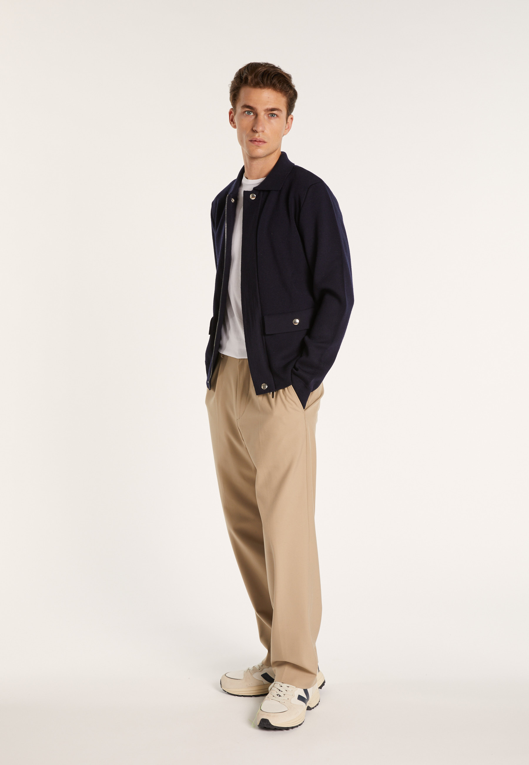 Veste à poches en laine - Leopol