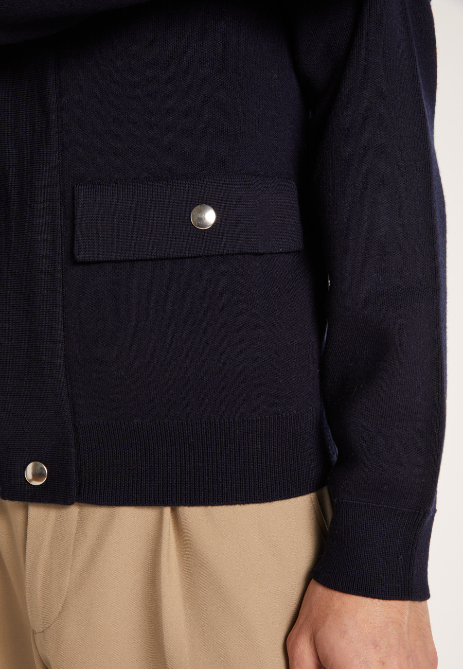 Wool jacket with pockets - Leopol