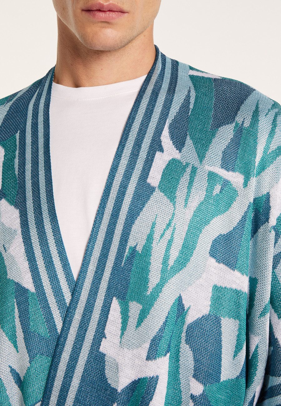 Veste unisexe en lin flammé - Gunay