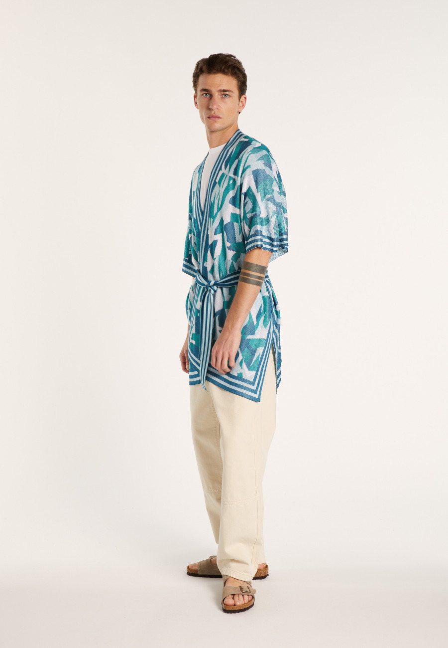 Veste unisexe en lin flammé - Gunay