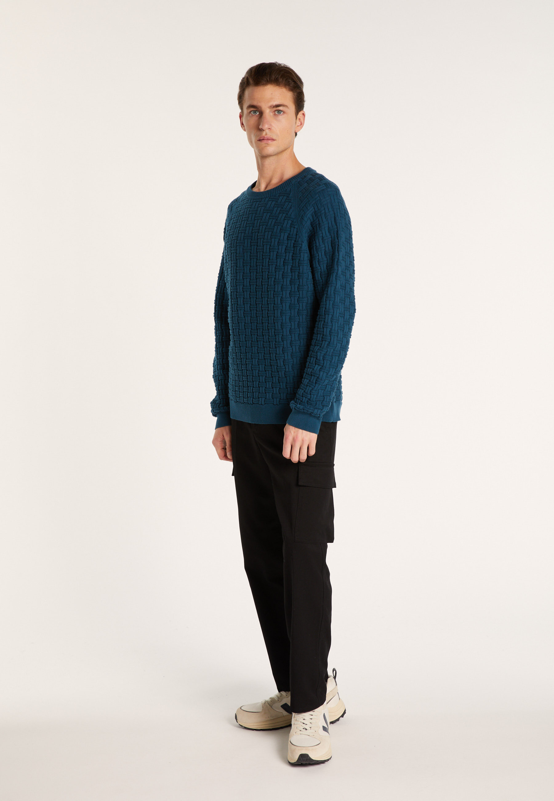 Organic cotton raglan sleeve sweater - Pepino