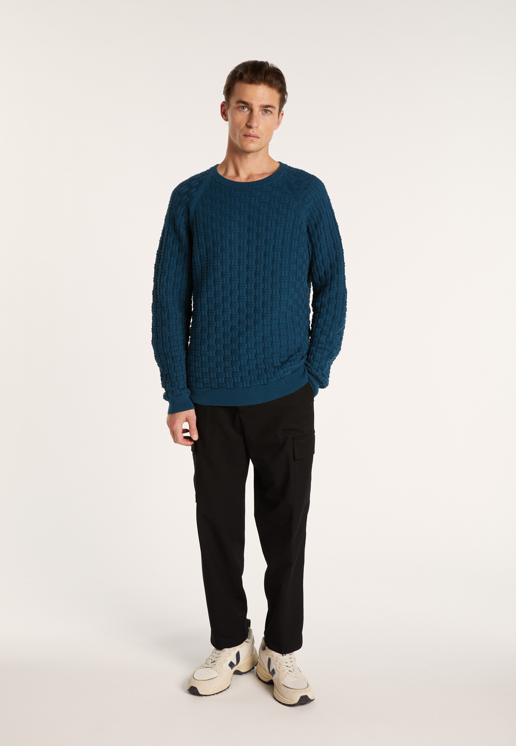 Organic cotton raglan sleeve sweater - Pepino