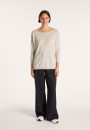 Pull col large en cachemire et lin - Jacotte