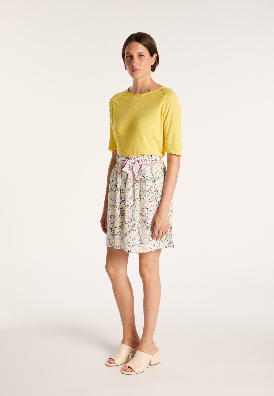 Camiseta com 1 bolso e prega traseira - Maika