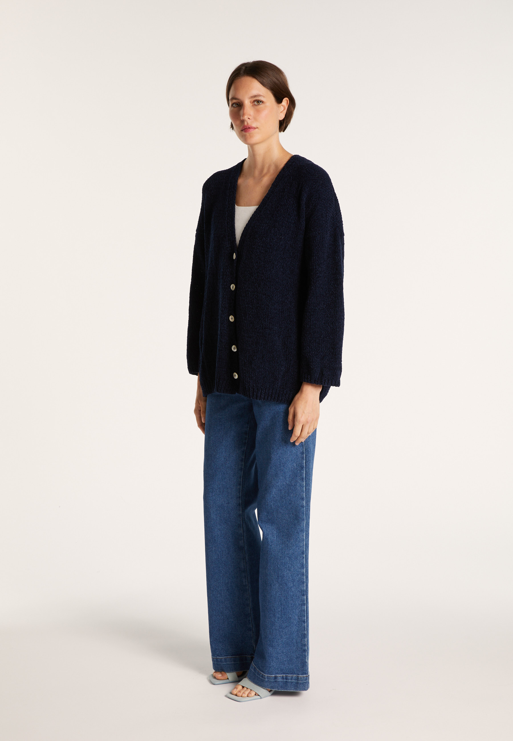 Pull en coton col V - Mariette