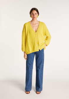 Pull en coton col V - Mariette