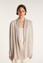 Gilet en laine et viscose - Agatha 6114 Récif - 81 Gris pale