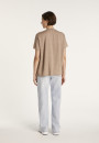 T-shirt en lin col V boutonné - Maati