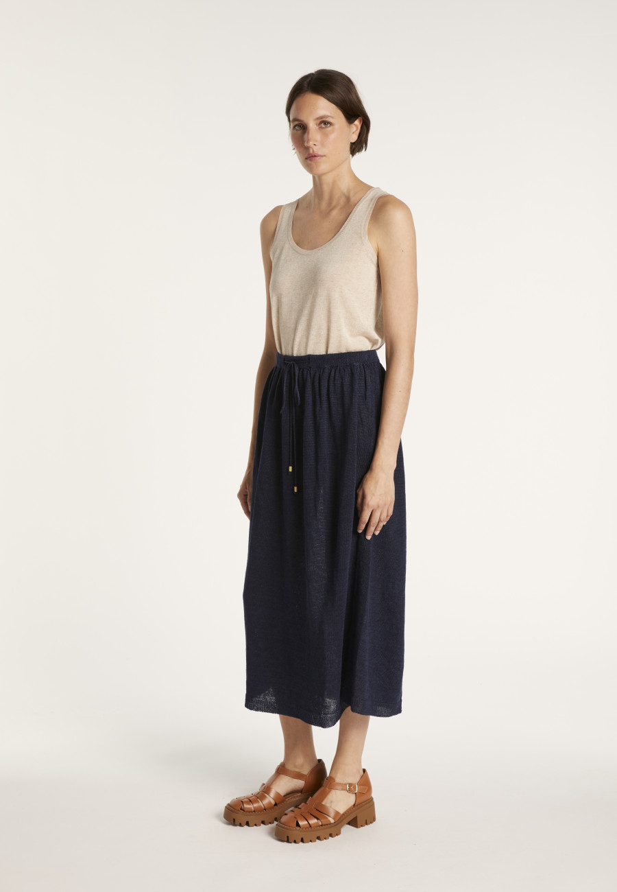 Long linen skirt - MAELY